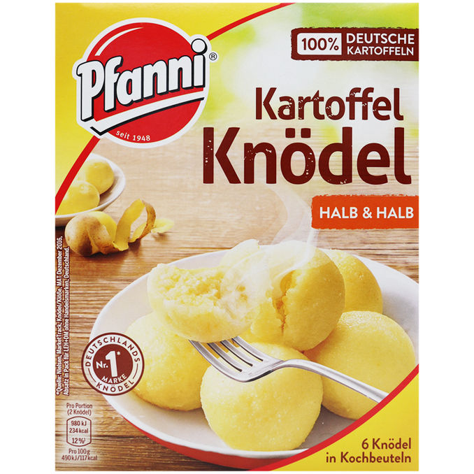 Pfanni Kartoffelknödel im Kochbeutel